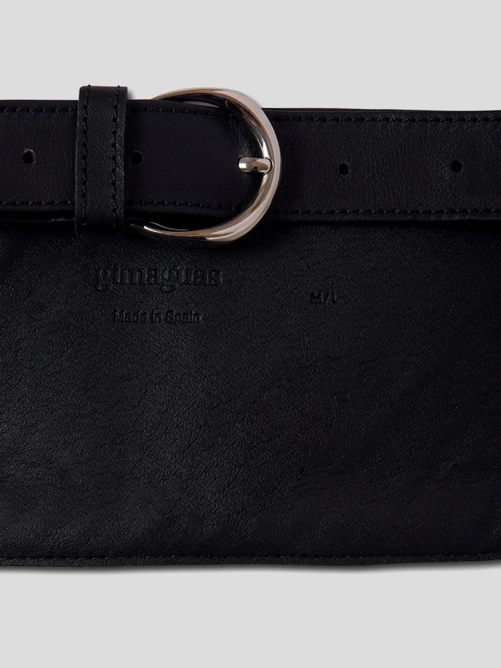 NWT Gimaguas Rino Belt in Black Noir Leather Pouch Pack Holder Accent Layer - Picture 2 of 11
